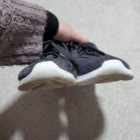 SKECHERS Summits Fun Flare Lace Up Sneakers Lite-Weight Grey Black Women's 9.5 - Picture 5 of 11